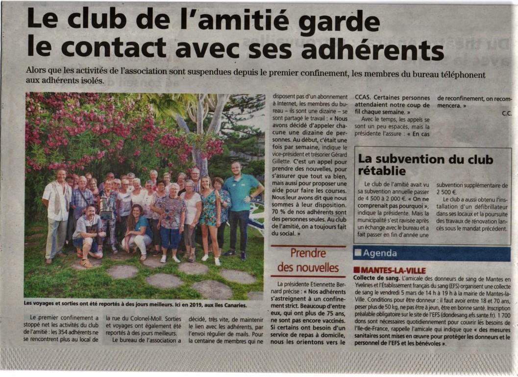 Article courrier du 03 mars 2021