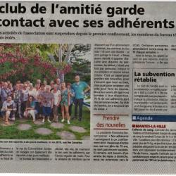 Article courrier du 03 mars 2021